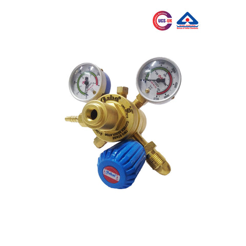 ASHA Two Stage Double Meter Rubber Diaphragm Oxygen Regulator