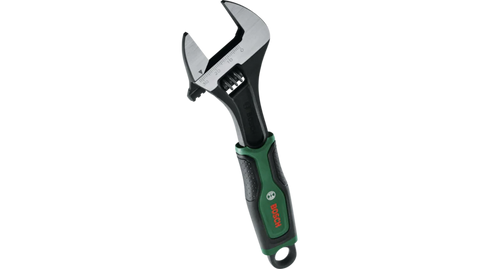 Bosch Adjustable Wrench 200 mm (8") | 1600A02Z9W | Chrome Vanadium Steel