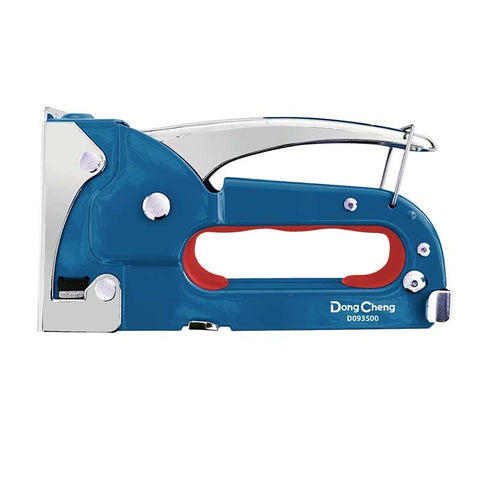 DongCheng HD093500 Heavy-Duty 4-8mm Manual Hand Staple Gun for Upholstery & Carpentry