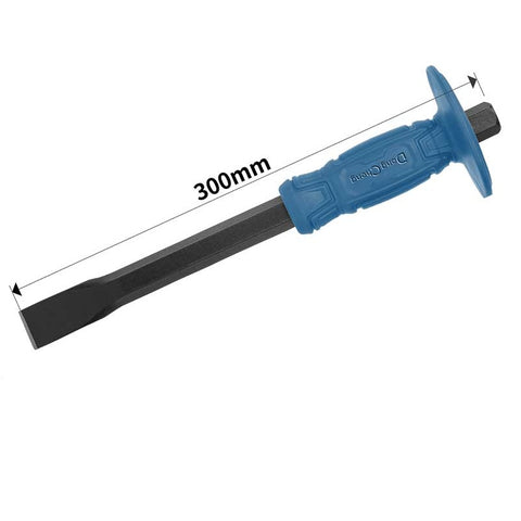 ongCheng HD102301 25 x 18 x 300mm Heavy-Duty Drop-Forged 45# Carbon Steel Cold Chisel with Hand Guard