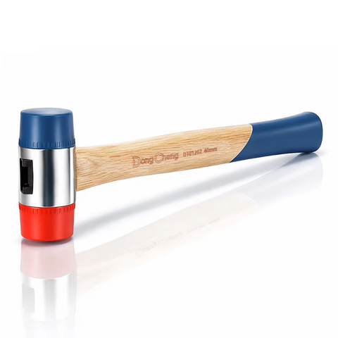 DongCheng HD101702 40mm Soft Face Non-Marring Finishing Hammer with Fiberglass Handle