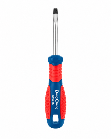 DongCheng HD090317 SL8 x 300mm Maximum-Reach Heavy-Duty Magnetic Chrome Vanadium (CR-V) Slotted Screwdriver