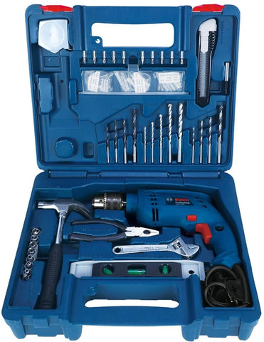 Bosch GSB 500 RE Corded Electric Impact Drill Tool Set | 500W | 10mm Chuck | GSB 500 RE KIT