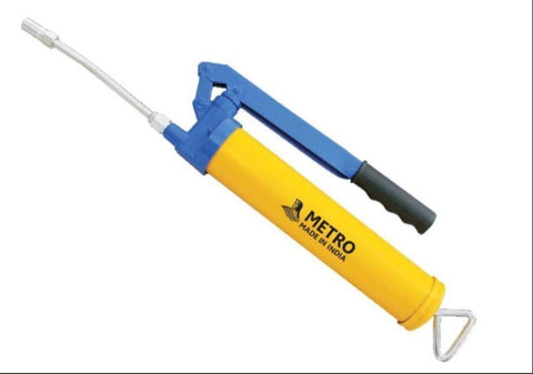 METRO Grease Gun Heavy-Duty Manual Grease Pump for Automotive Servicing, Machinery Lubrication, Industrial Maintenance & Workshop Applications