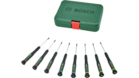 Bosch Precision Screwdriver Set 8-Piece Order No. 1600A02Z9M