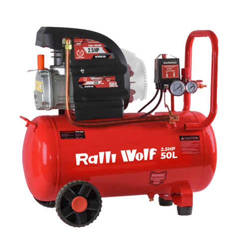 Ralli Wolf RC50 50L 2.5HP 2000W oil-lubricated air compressor for automotive workshops and pneumatic tools