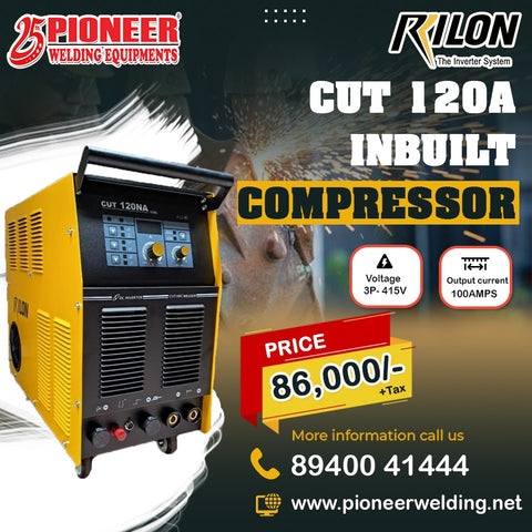 Rilon CUT 120 Inverter Plasma Cutting Machine (3-Phase) – Heavy Duty Industrial Metal Cutter