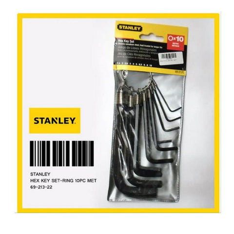 STANLEY 69-213-22 HEX KEY SET RING stanley tools, stanley socket, stanley claw hammer, stanley spanner, stanley hex key, stanley hand tools, stanley mitre saw, stanley online price, stanley glue gun, stanley drill sets.