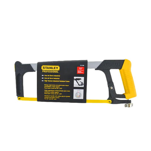 Stanley 15-166 12 inch 305mm hacksaw frame for metal pipe plastic and professional workshop cutting