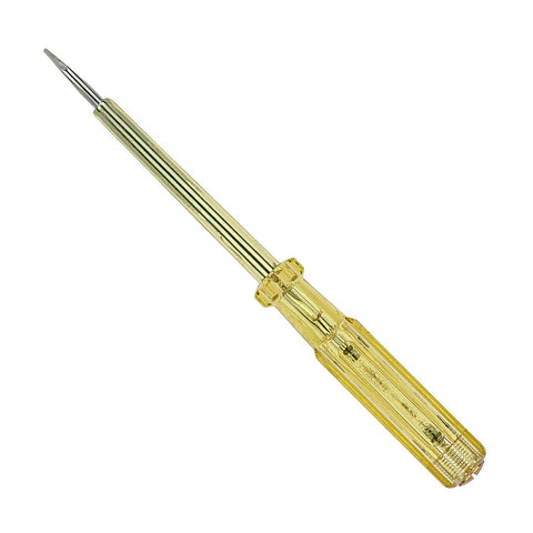 Stanley STMT66192 200mm electric tester with 5mm steel blade and neon indicator for 100V–500V AC electrical wiring, maintenance and repair
