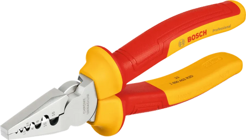 Bosch VDE Crimping Pliers, 180 mm Professional (1 600 A02 NE6)
