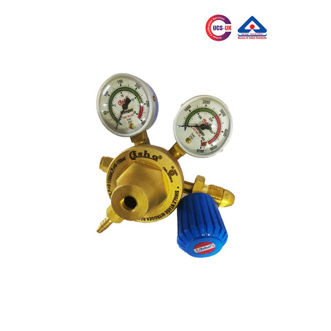 ASHA Single Stage Double Meter Nitrogen Regulator – Heavy Duty