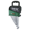 Bosch 12-Piece Combination Wrench Set | 1600A02Z9D | Chrome Vanadium Metric Spanner Set
