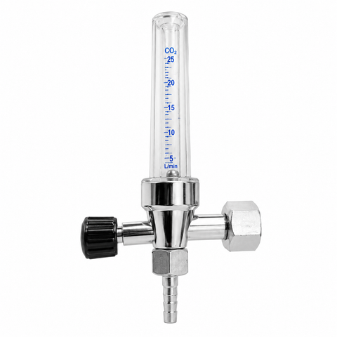 WELDCRAFT Flow Meter for Argon / CO₂ – 0–25 LPM
