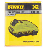Dewalt DCB127 12V MAX 2Ah Li-Ion Battery | Compact High Performance Cordless Power Pack