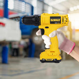 DEWALT DCD700D2 12V Cordless Drill Driver | 10mm Chuck | 2 × 2.0Ah Batteries | Compact Professional Drill