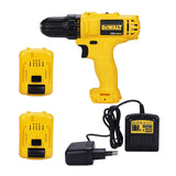 DEWALT DCD700D2 12V Cordless Drill Driver | 10mm Chuck | 2 × 2.0Ah Batteries | Compact Professional Drill