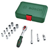 Bosch 1/4" Drive Socket Set 34-Piece | 1600A02BY1 | Ratchet, Sockets & Screwdriver Bits Set
