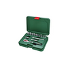 Bosch 1/4" Square Drive Socket Set 14-Piece | 1600A02BY0 | 72-Tooth Ratchet with 10 Sockets