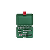 Bosch 1/4" Drive Socket Set 34-Piece | 1600A02BY1 | Ratchet, Sockets & Screwdriver Bits Set