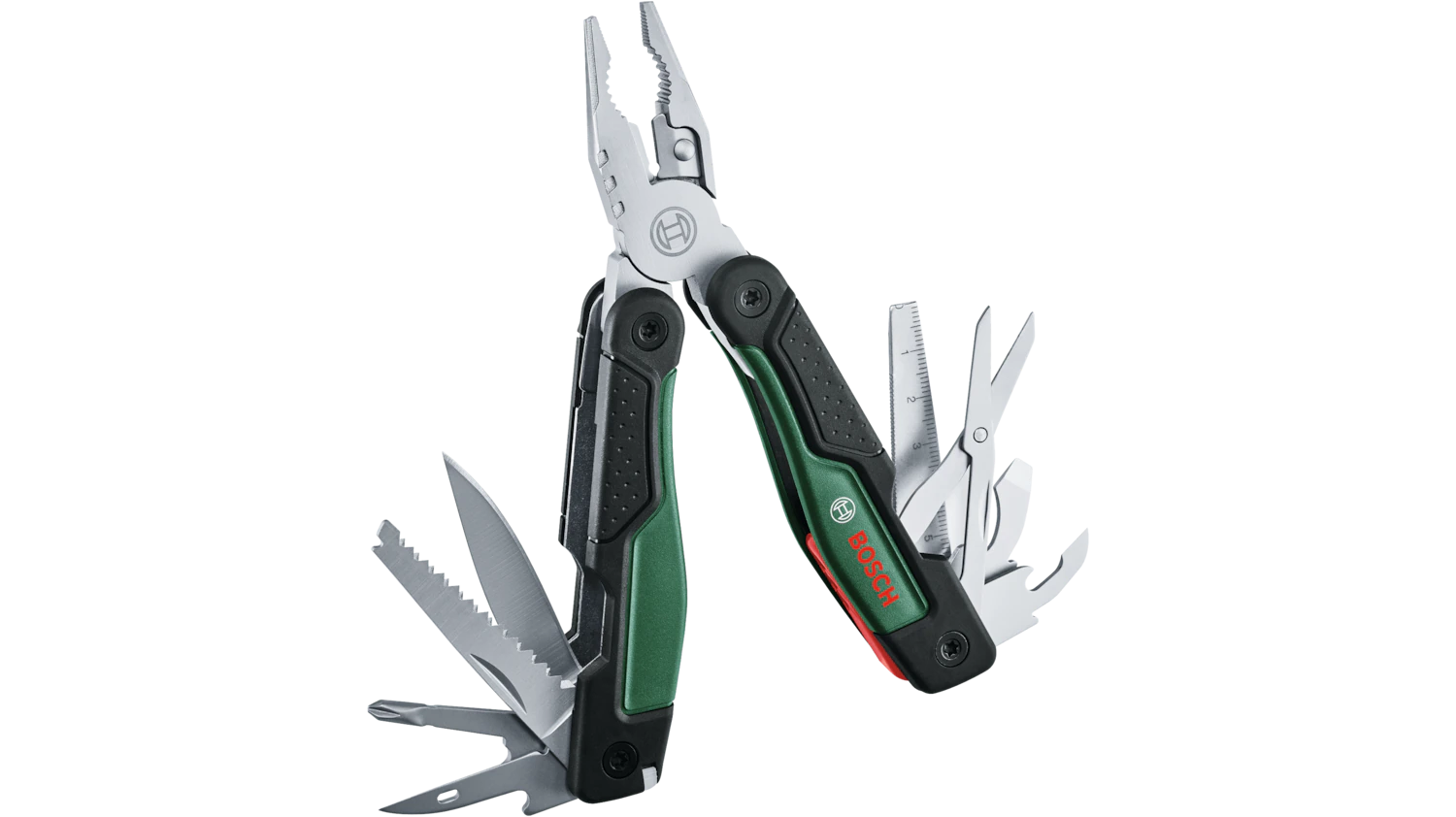 Bosch Professional 16-in-1 Multitool| Stainless Steel Multi-Purpose Hand Tool with Fabric Bag
