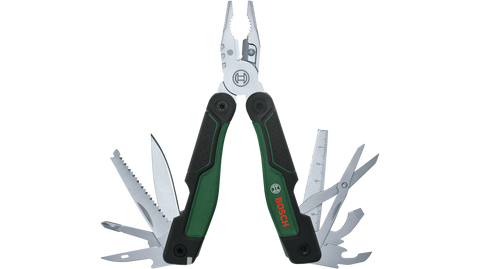 Bosch Professional 16-in-1 Multitool| Stainless Steel Multi-Purpose Hand Tool with Fabric Bag