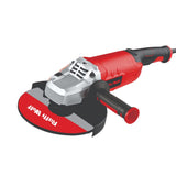 Ralli Wolf RG9-30 230mm angle grinder machine, 3000 watt 9 inch heavy duty grinder price, buy 230mm angle grinder with soft start and overload protection online India, best 3000W weld dressing and rebar cutting grinder 6500 rpm, industrial M14 dust protected angle grinder machine India