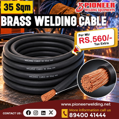 Pioneer 35 Sqmm Brass Welding Cable – Heavy Duty Welding Cable