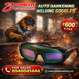 Pioneer professional auto-darkening welding goggles for eye protection