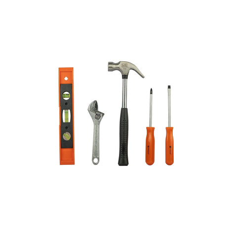 Black & Decker BD75915 5 Pc Tool Set | Compact Home DIY Hand Tool Kit