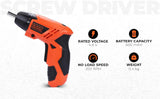BLACK+DECKER KC4815 Screwdriver with 2-Position Twist Handle, Spindle Lock, LED Work Light, Rubber Over-Mold Grip and Forward/Reverse Switch for DIY, Home Repair & Furniture Assembly