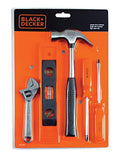 Black & Decker BD75915 5 Pc Tool Set | Compact Home DIY Hand Tool Kit