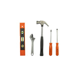 Black & Decker BD75915 5 Pc Tool Set with Wrench, Hammer, Level & Screwdrivers – Compact Steel Hand Tool Kit for Home Repair, Furniture Assembly, Maintenance & DIY Projects