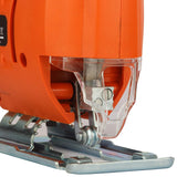 Black & Decker JS20 400W Jig Saw with 65mm Wood Cutting Capacity, Variable Speed Control, Tool-Free Blade Change & 0°–45° Bevel Cutting – Precision Power Tool for Woodworking, Carpentry & DIY