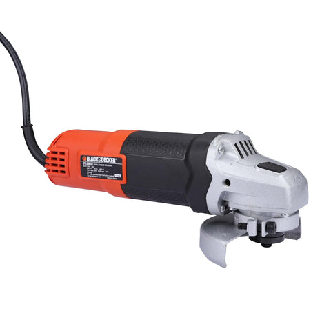 BLACK+DECKER G720RW 820W 100mm 4 Inch Angle Grinder for Metal Cutting, Grinding, Deburring, Surface Preparation, DIY and Workshop Applications