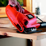 BLACK+DECKER KS700PE 480W Variable Speed Pendulum Jigsaw for Wood Cutting, DIY, Carpentry, Furniture and Home Improvement Applications