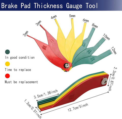 Brake Lining Thickness Gauge HR-S28 – Precision Manual Tool