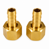 The Brass 6mm Nut Nipple Connector is a brass fitting designed for suitable gas hose connections and welding equipment applications. 