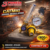 CATMIG Argon Gas Regulator with Flowmeter – Heavy Duty for TIG/MIG Welding
