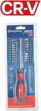 DongCheng HD090690 21-Piece Chrome Vanadium (CR-V) Screwdriver Bit Set with Magnetic Bit Holder