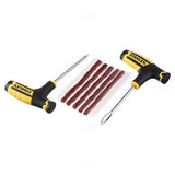 Stanley STHT80891-0 7-piece tubeless tyre puncture repair kit for cars motorcycles roadside emergency and garage maintenance