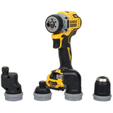 DeWalt DCD703D2-B1 12V 10mm Cordless Brushless Multi-Head Drill Machine | Multi-Functional Drill Driver Kit
