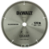 DeWALT 12 x 120T Aluminium Cutting Circular Saw Blade | 10 Inch (254mm) Carbide TCT Blade