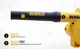 Dewalt DWB800-IN 800W Variable Speed Blower | Heavy Duty Dust Cleaning & Suction Tool