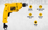 Dewalt DWD014-IN 10mm Variable Speed Reversible Drill 550W | Compact Wood & Metal Drilling Tool