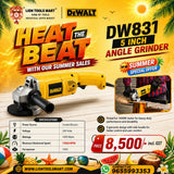 Dewalt DW831 5-Inch Angle Grinder 125mm 1400W | Heavy Duty Metal Cutting & Grinding Tool