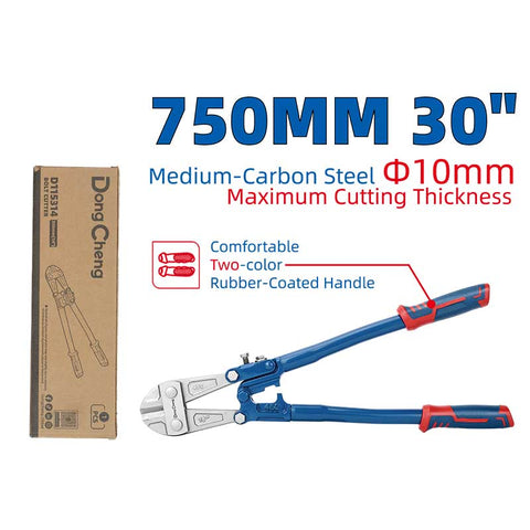 DongCheng HD115330 30" / 750mm High-Capacity Industrial Bolt Cutter (Φ10mm Medium-Carbon Steel)