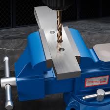 DongCheng HD070704 4-Inch / 100mm Heavy-Duty Ductile Iron Bench Vice with 360° Swivel Base & Anvil (18KN / 1800 KGS)
