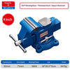 DongCheng HD070704 4-Inch / 100mm Heavy-Duty Ductile Iron Bench Vice with 360° Swivel Base & Anvil (18KN / 1800 KGS)
