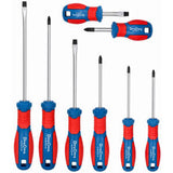 DongCheng HD091253 8-Piece Heavy-Duty Magnetic Chrome Vanadium (CR-V) Screwdriver Set with Stubby Drivers
